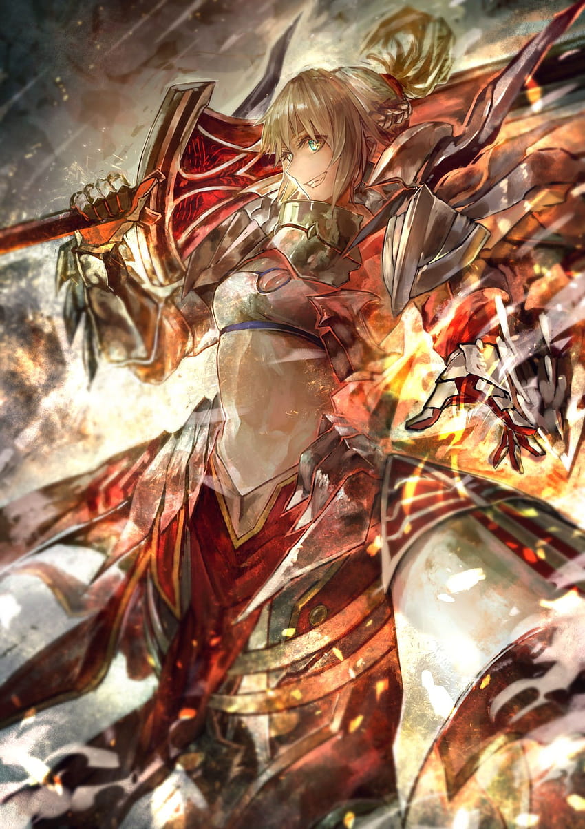 Fate Series Fate/Grand Order Mordred HD phone wallpaper