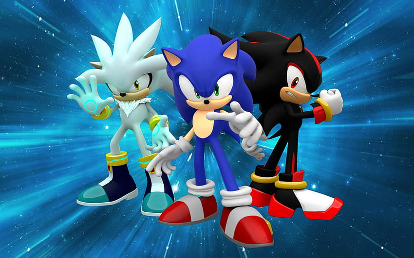 Sonic Shadow und Silber HD-Hintergrundbild