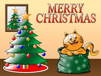 Christmas tree cat meme  Cute christmas wallpaper Cute drawings Cute art