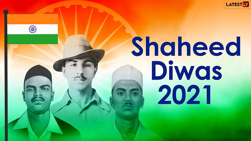 Shaheed Diwas 2021 Messages and Facebook : WhatsApp Stickers, Telegram Quotes and Signal to Pay Tributes to Martyrs Bhagat Singh, Sukev Thapar and Shivaram Rajguru HD wallpaper