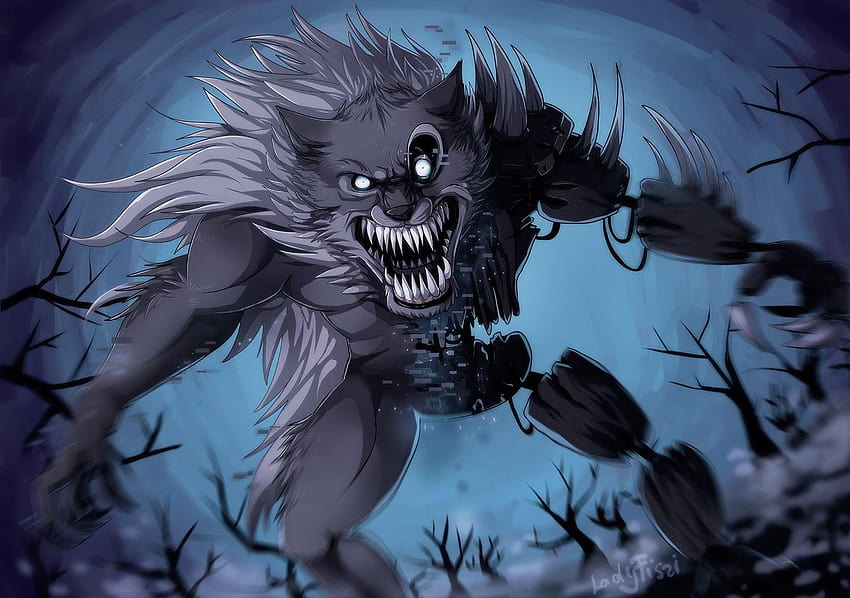 The Twisted Wolf Animatronic, five nights at freddys the twisted ones HD wallpaper