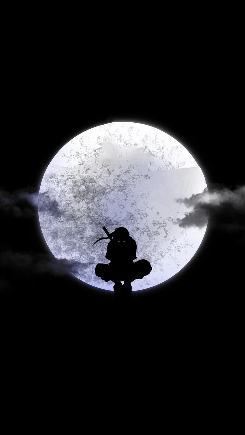 Itachi Moon, Anime Dark Moon HD-Handy-Hintergrundbild