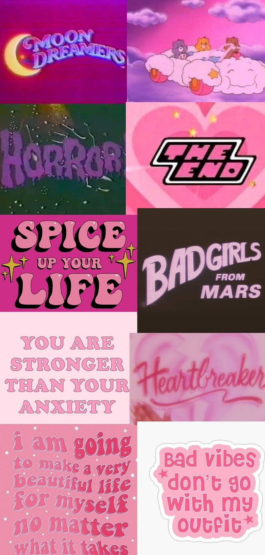 AESTHETIC PINK CYBER Y BADDIE INSPIRATIONAL COLLAGE FOR PHONE HD phone wallpaper