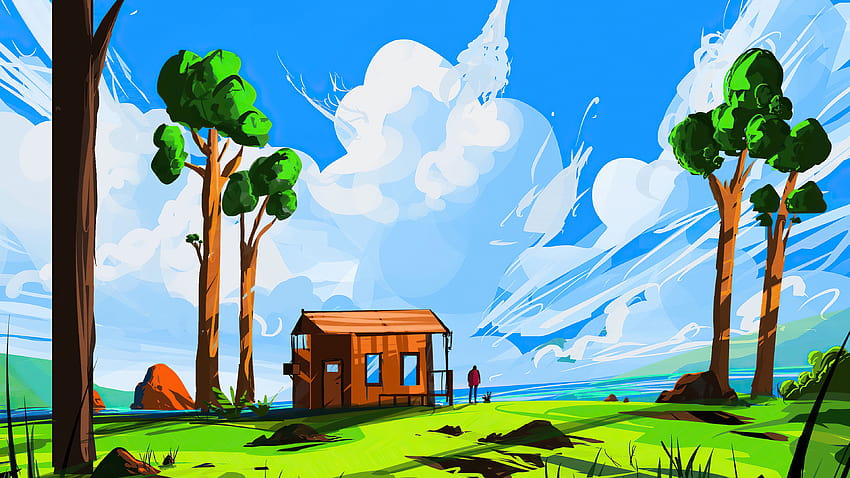 Home Is Home , Artis, Latar Belakang, dan, animasi 2d Wallpaper HD