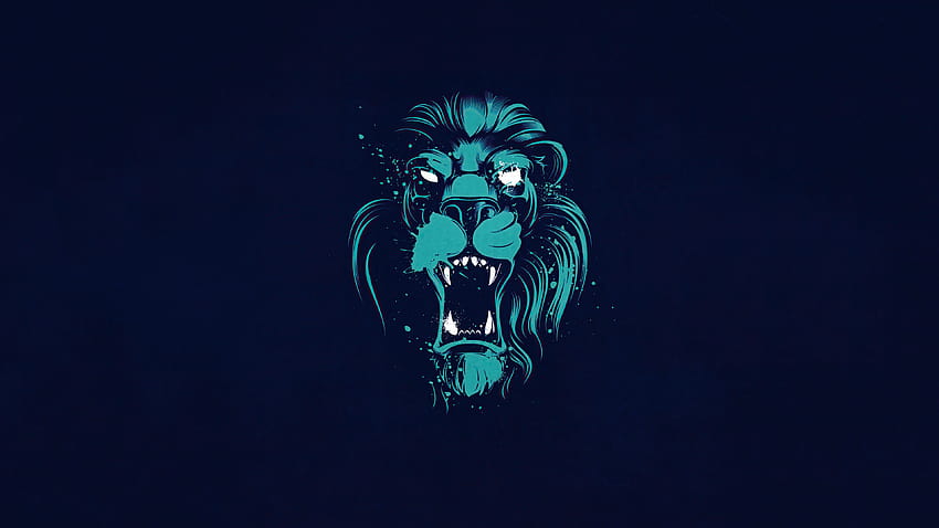 Ilustrasi Mulut Pembukaan Singa, Artis, Latar Belakang, dan, iion Wallpaper HD