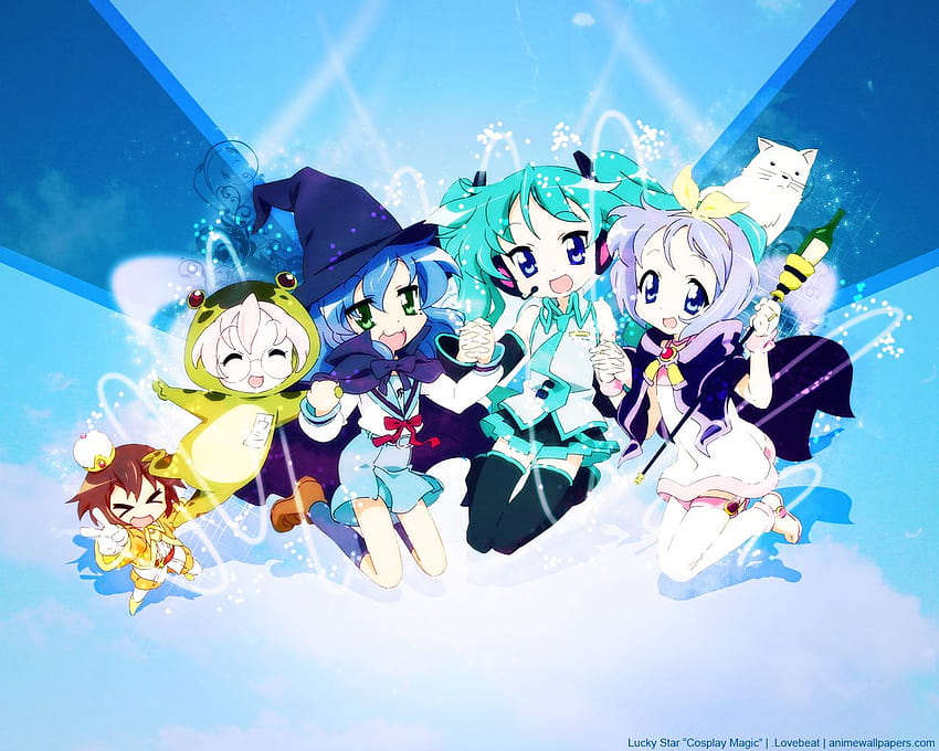 Lucky Star, cosplay anime kawaii Fond d'écran HD