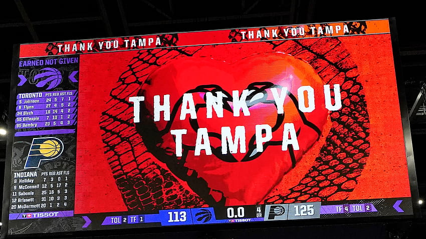 I rapaci sperano di lasciare un'eredità locale a Tampa Sfondo HD