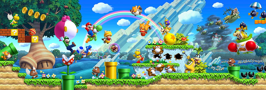 Super Mario Bros U baru, koopalings Wallpaper HD