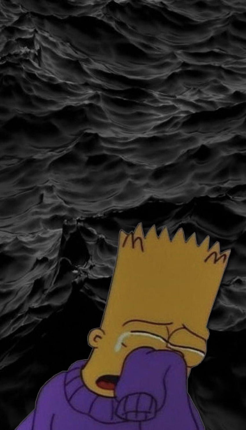 Triste Bart Simpson, Desenho Triste Papel de parede de celular HD