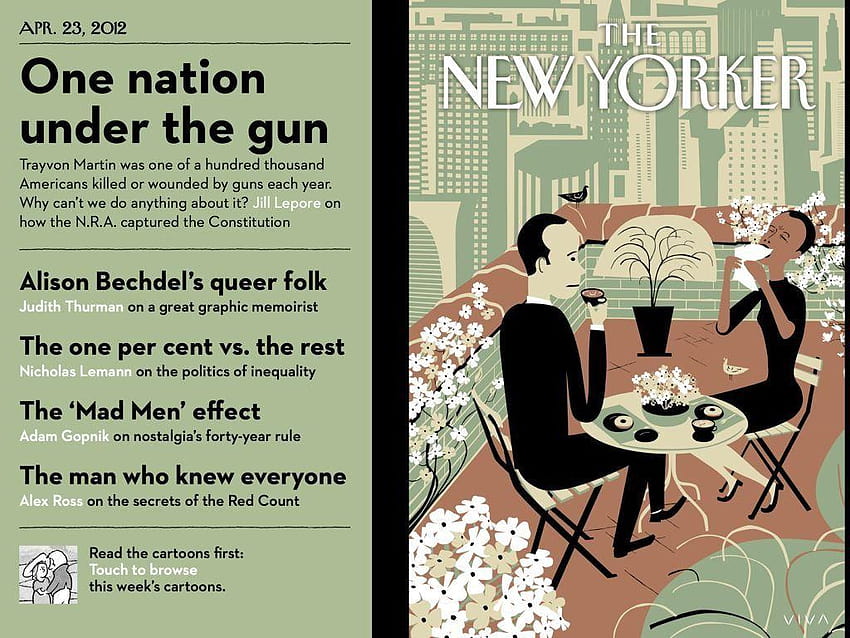 The New Yorker Magazine iPad Edition Updated for the New iPad Retina HD wallpaper