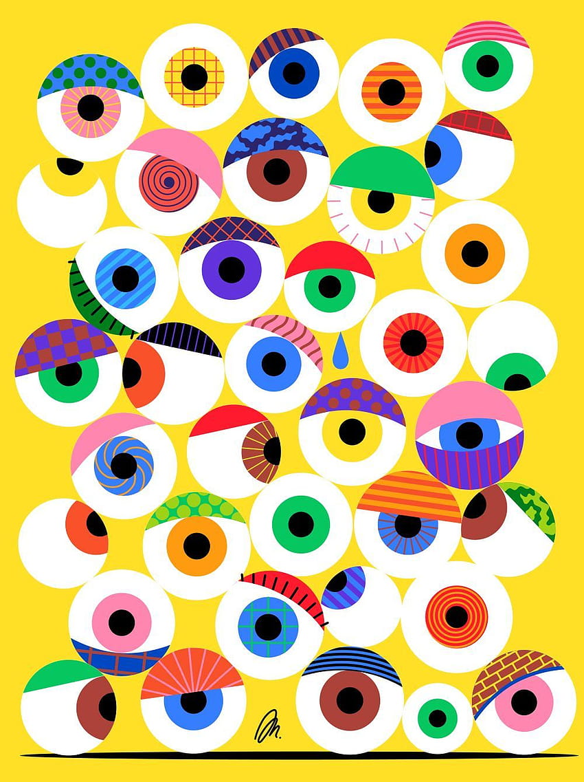 Michael Arnold › Eyeballs, possessed eyeball HD phone wallpaper