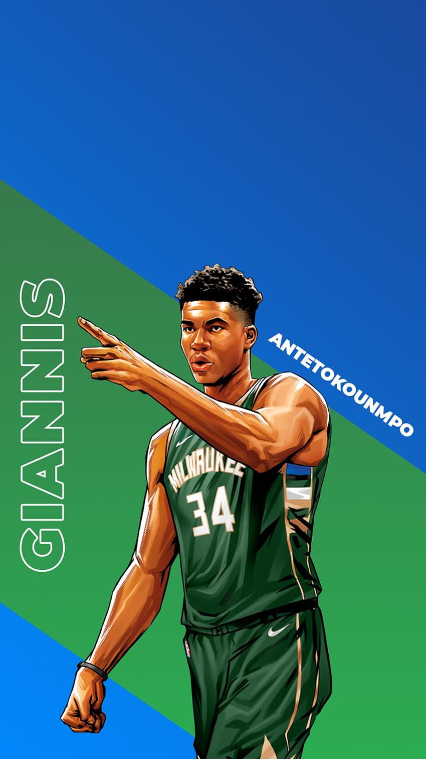 Giannis Antetokounmpo NBA Wallpaper by skythlee on DeviantArt