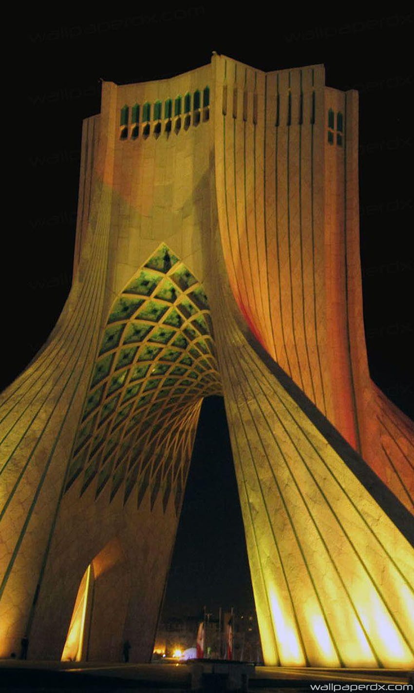 테헤란의 도시 아자디 광장이란 모바일 배경, 배경이란 HD 전화 배경 화면