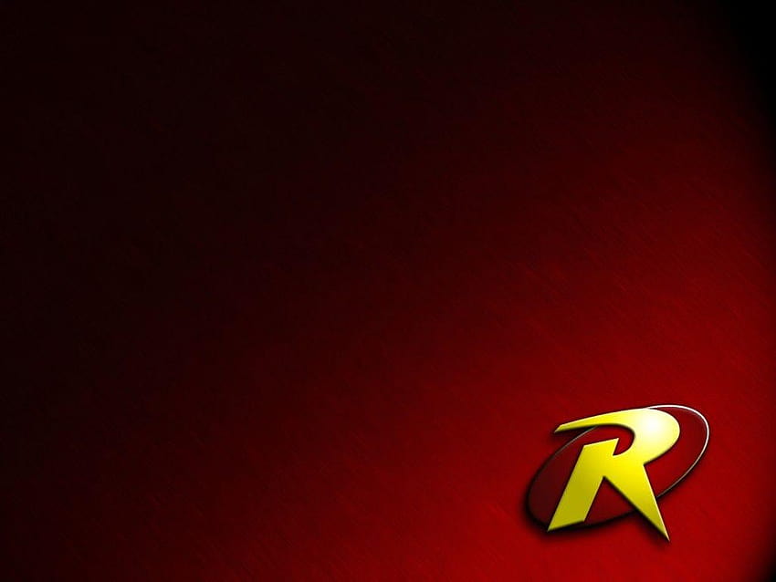 robin logo in red HD wallpaper
