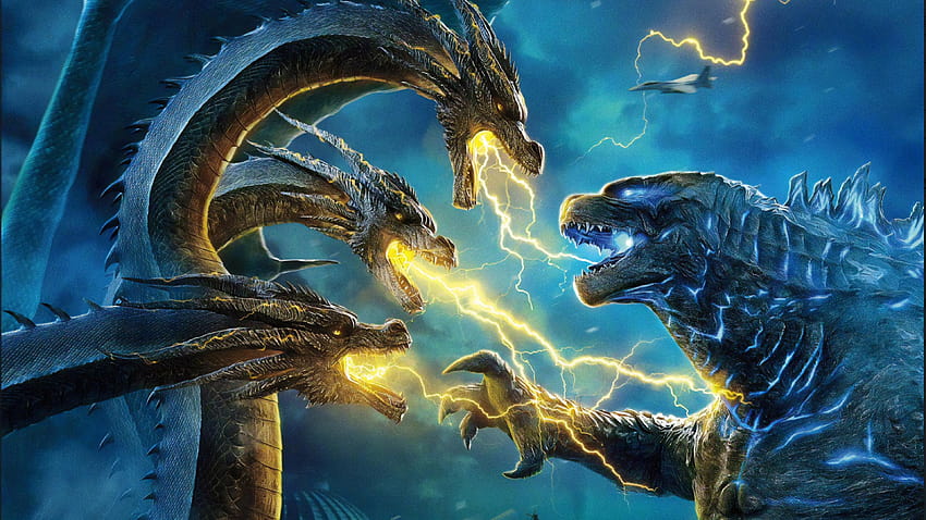 Godzilla contro King Ghidorah Sfondo HD