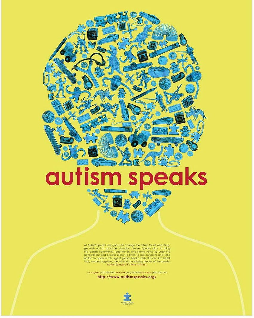 Poster for Autism Speaks, autism awareness day HD phone wallpaper