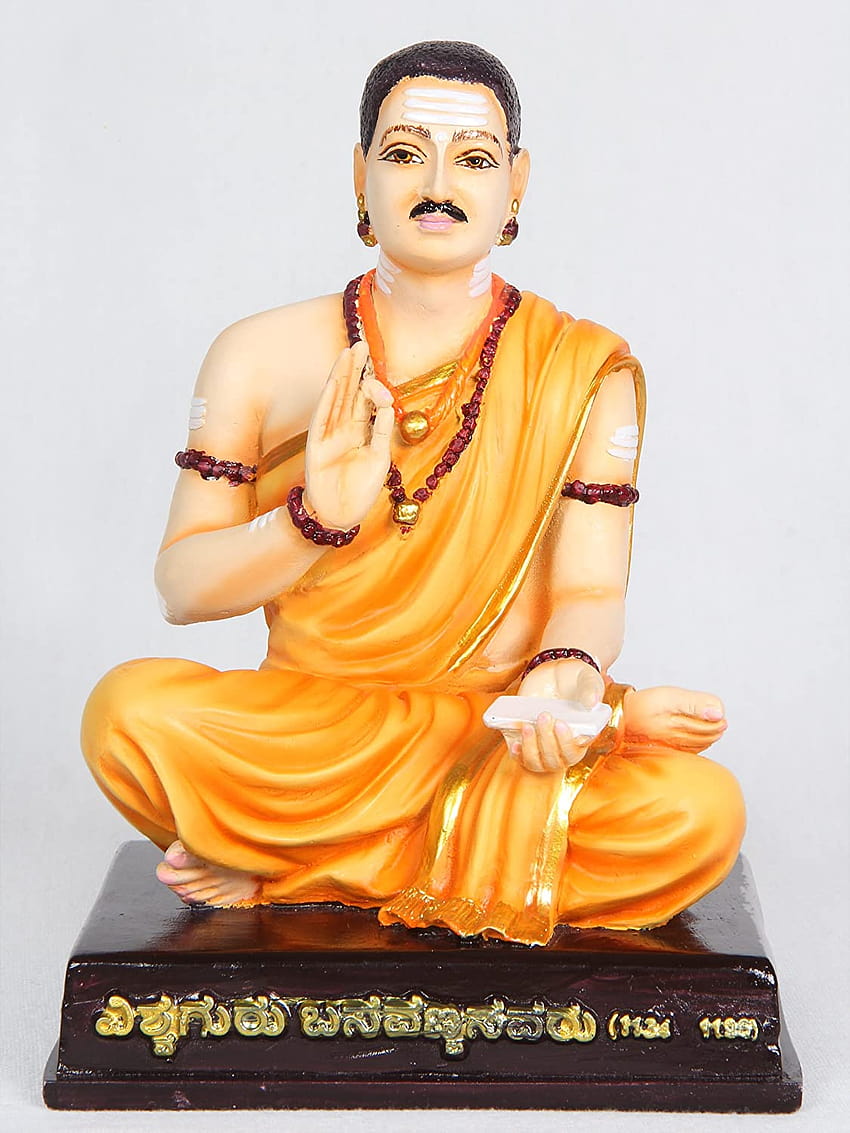 Buy Minicreature Sri Guru Basaveshwar Statue Online at Low Prices in India, mahatma basweshwar maharaj HD phone wallpaper