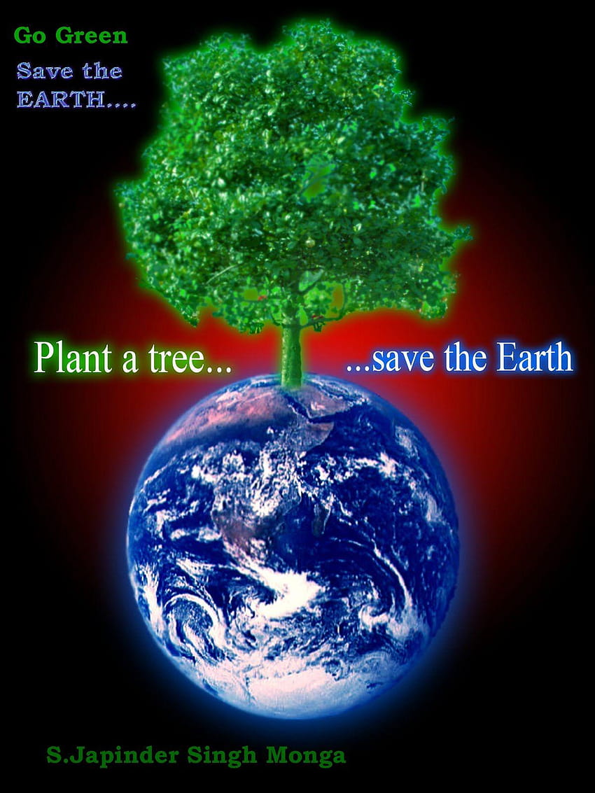 Zitate auf Save Earth HD-Handy-Hintergrundbild