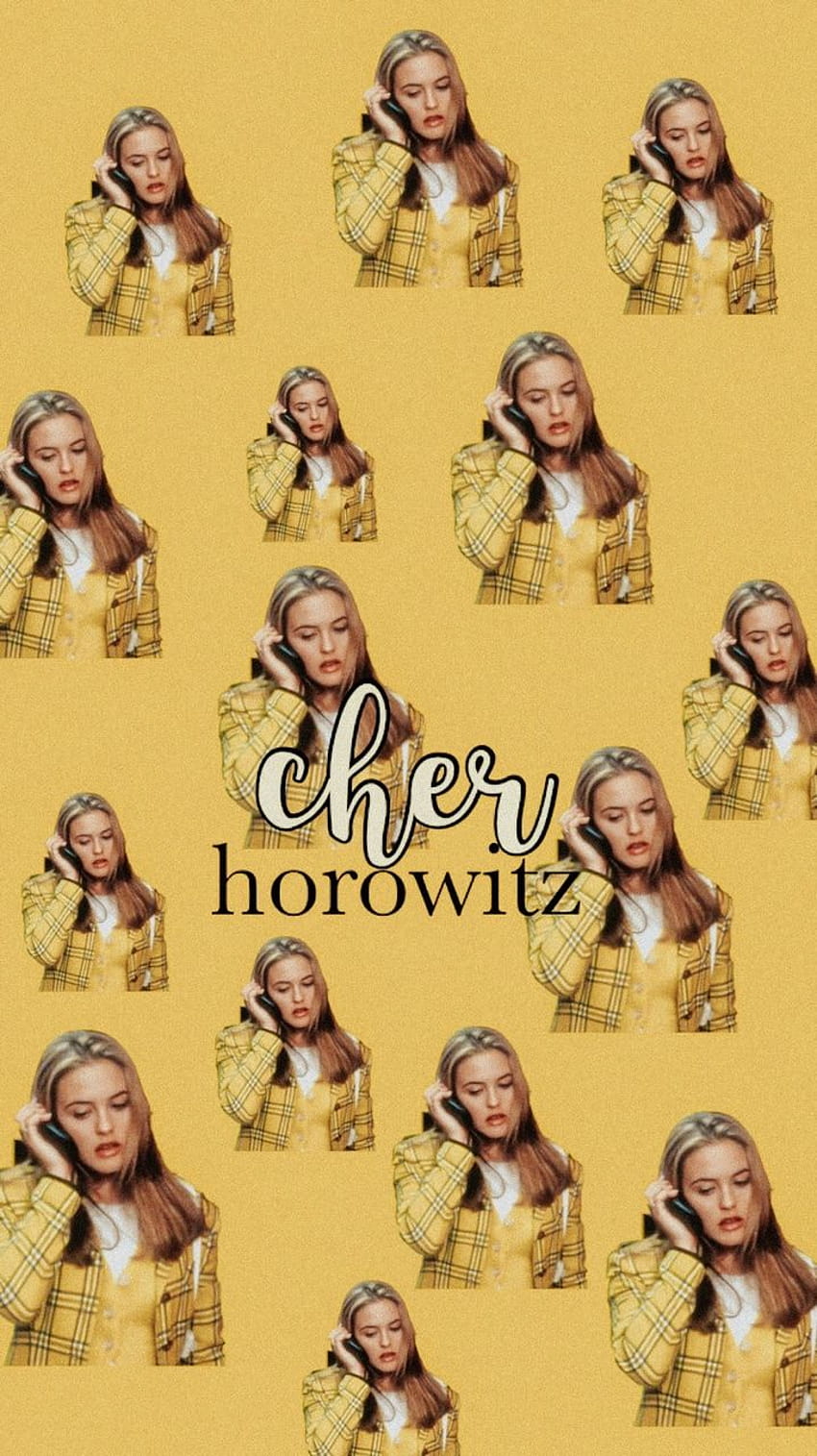 Cher plaid clueless yellow HD phone wallpaper  Peakpx