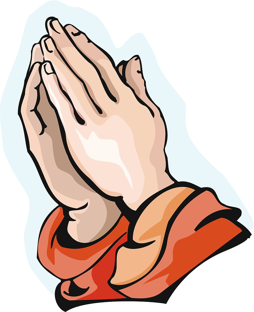Clipe de mãos rezando Clipe de mãos de oração em desenho animado, rezando em desenho animado Papel de parede de celular HD