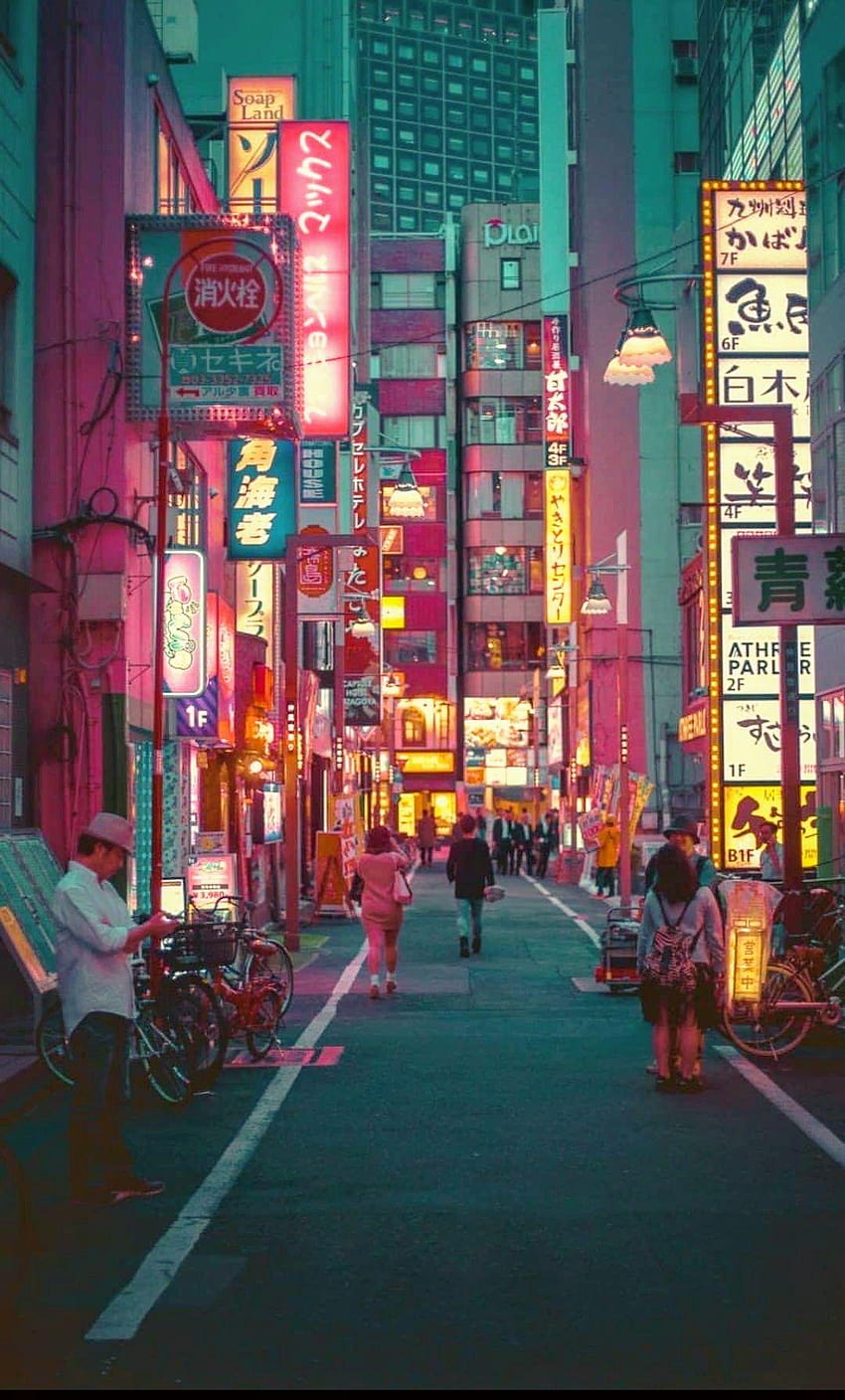 Lauren Whiteside on in 2019, aesthetic japan nightlife HD phone wallpaper