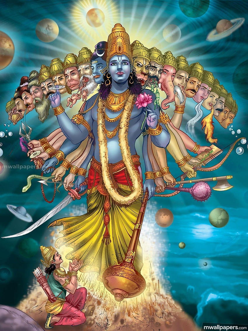 Lord Vishnu HD phone wallpaper