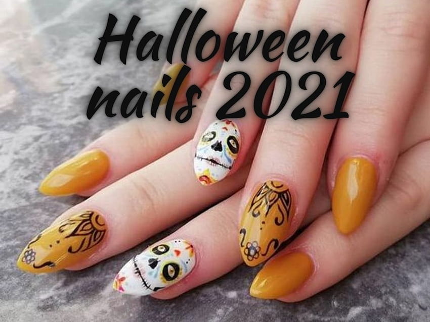 Halloween nails 2021 HD wallpaper