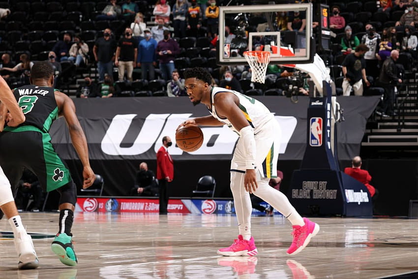 Donovan Mitchell'in 36 sayısı Boston Celtics'i batırdı, Utah Jazz maçı takım tarihinin en iyi başlangıcı oldu HD duvar kağıdı