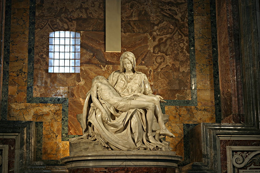 Pieta By Michelangelo HD wallpaper