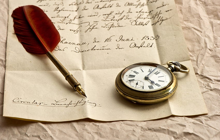 จดหมาย กระดาษ นาฬิกา ที่จับ หมึก ปากกา ส่วน разное ปากกาหมึก วอลล์เปเปอร์ HD