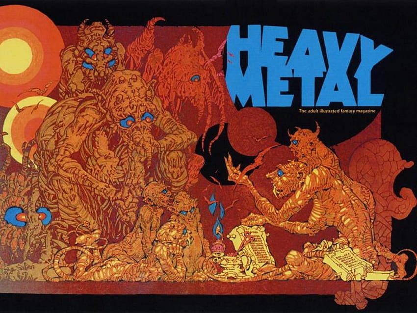 Heavy Metal Magazine HD wallpaper