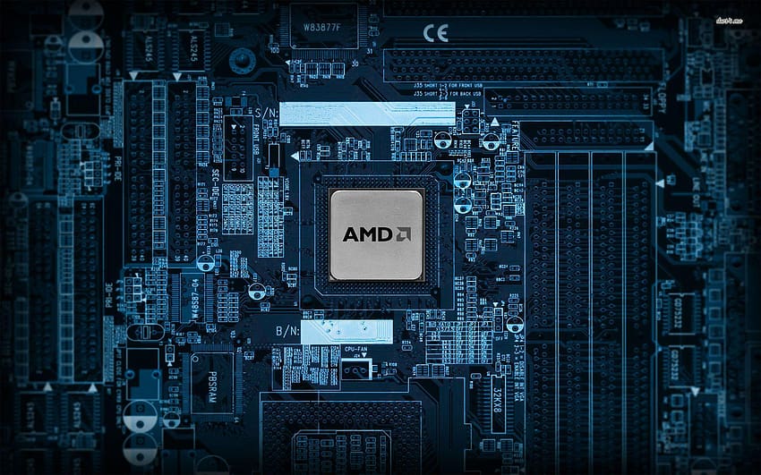 amd, cpu, chip, teknologi, microchip Wallpaper HD