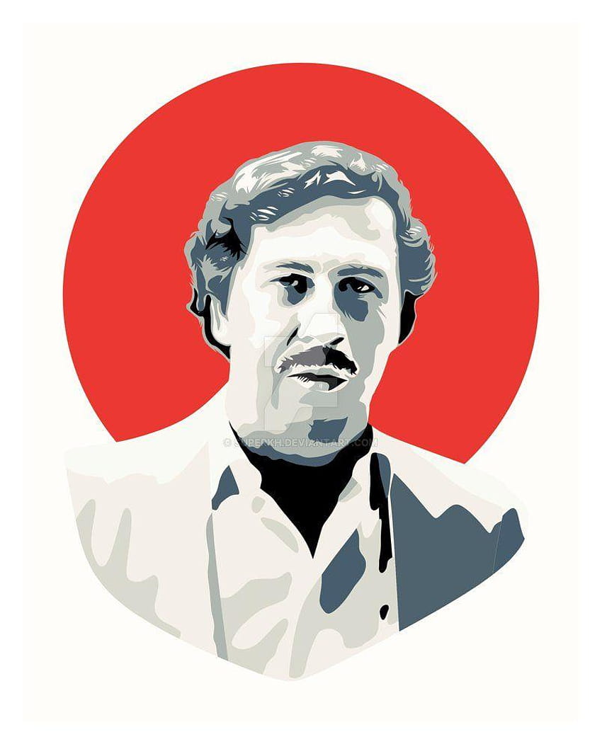 Pablo Escobar autorstwa Superkh Tapeta na telefon HD
