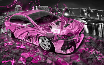 TOYOTA MARK X JDM TUNING FRONTUP SUPER ANIME GIRL TONYSOUL AEROGRAPHY ...