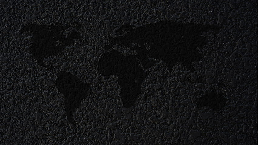 World Map Map Dark, world map black HD wallpaper