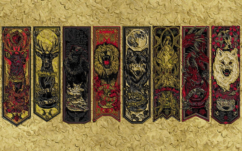 Game Of Thrones, animal totem HD wallpaper