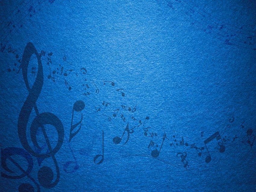 Сини музикални ноти X 1024x768 фонове с разделителна способност, син фон с музикални ноти HD тапет