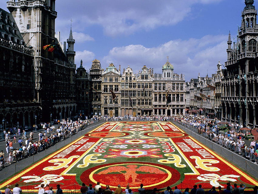 Grand Place, Brussels, Belgium HD wallpaper