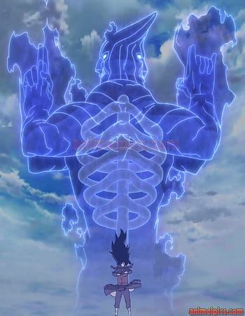 This is Sasuke using his final Susano'o as an armor straight around the ...