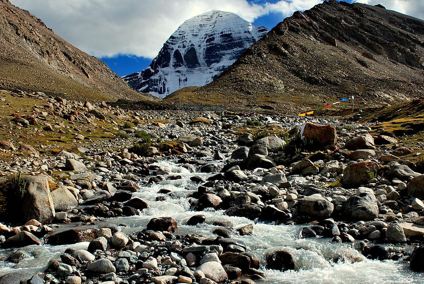 Monte Kailash, Kailash Mansarovar, montaña Kailash fondo de pantalla