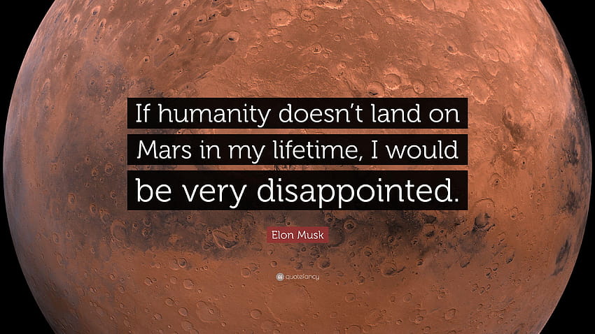 Kosmiczne cytaty Elona Muska Tapeta HD