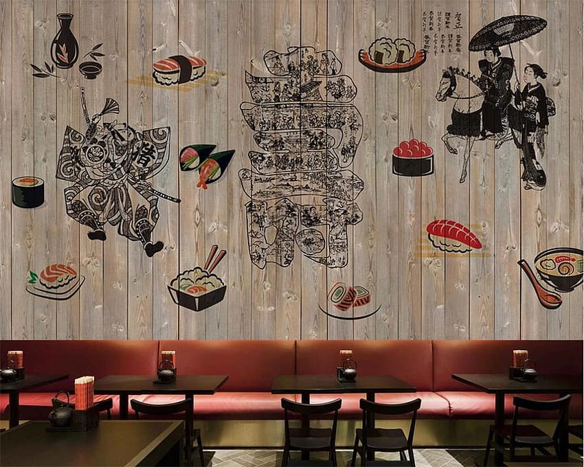 Chinese Style Ukiyo E Samurai Killing Dragon Landscape Restaurant Restaurant Interior Wall Decoration Painting From Hibooth, $18.37 HD wallpaper