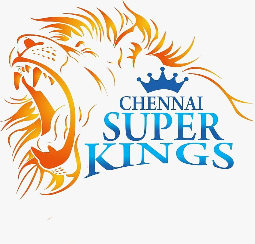 Chennai Super Kings logo only (White) - StyleOFF