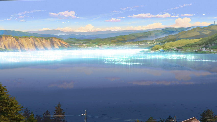 Anime Your Name. Kimi No Na Wa. Itomori Lake, itomori your name HD wallpaper