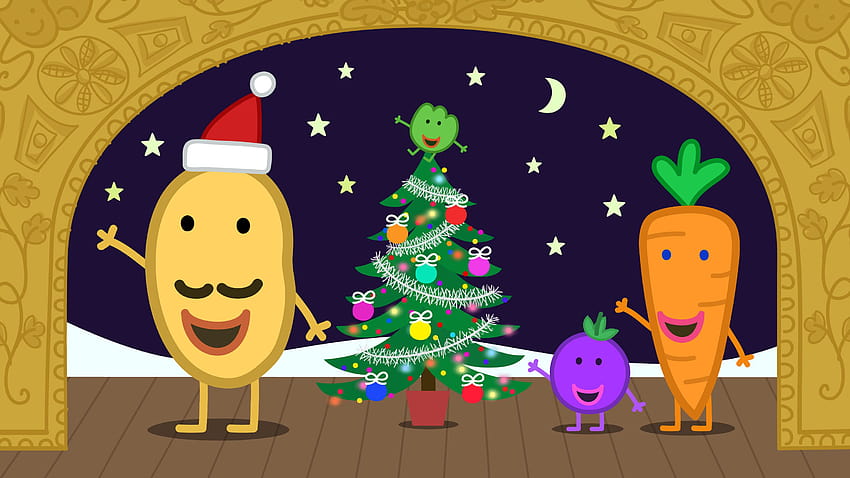 Mr Potato and friends at the Christmas Show! Peppa Pig, mr potato peppa pig HD wallpaper