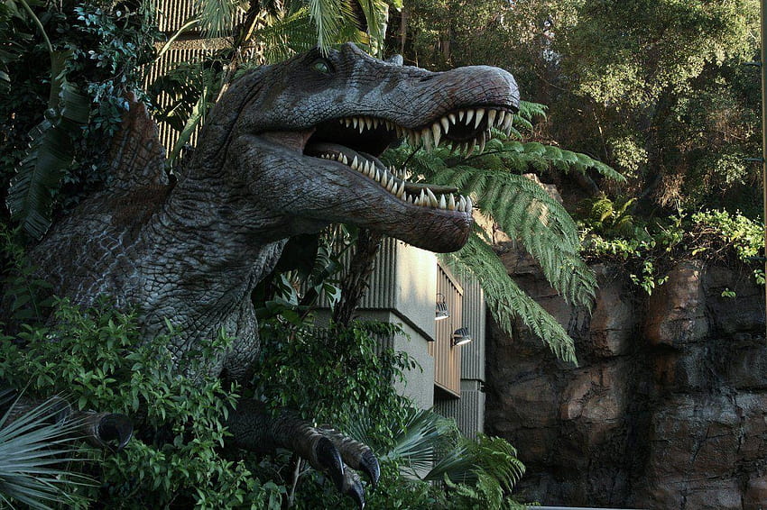 Jurassic Park 3 Spinosaurus, dinozor dövüşleri HD duvar kağıdı