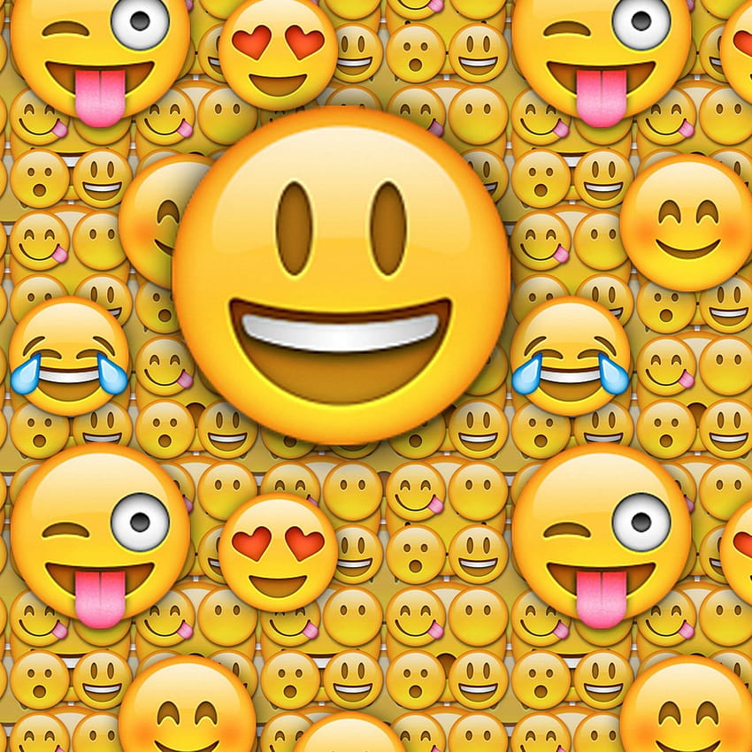 5 Emoji-Gesicht, Emoji lachen HD-Handy-Hintergrundbild