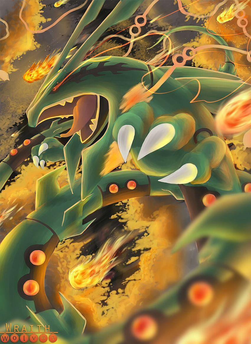 Shiny Mega Rayquaza - Novocom.top HD phone wallpaper