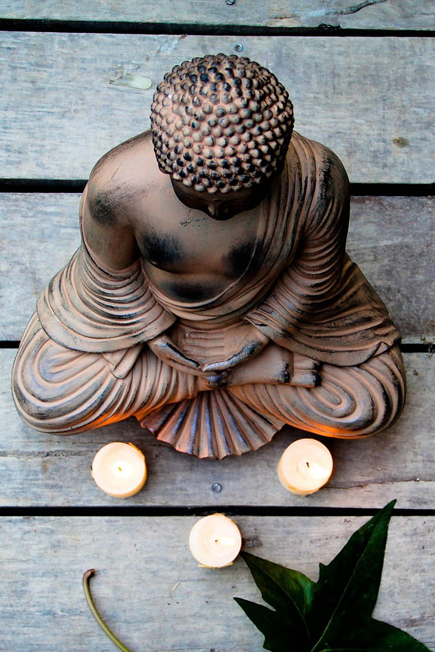 Buddha signore meditazione e amore e pace mobile, minimalista buddha mobile Sfondo del telefono HD