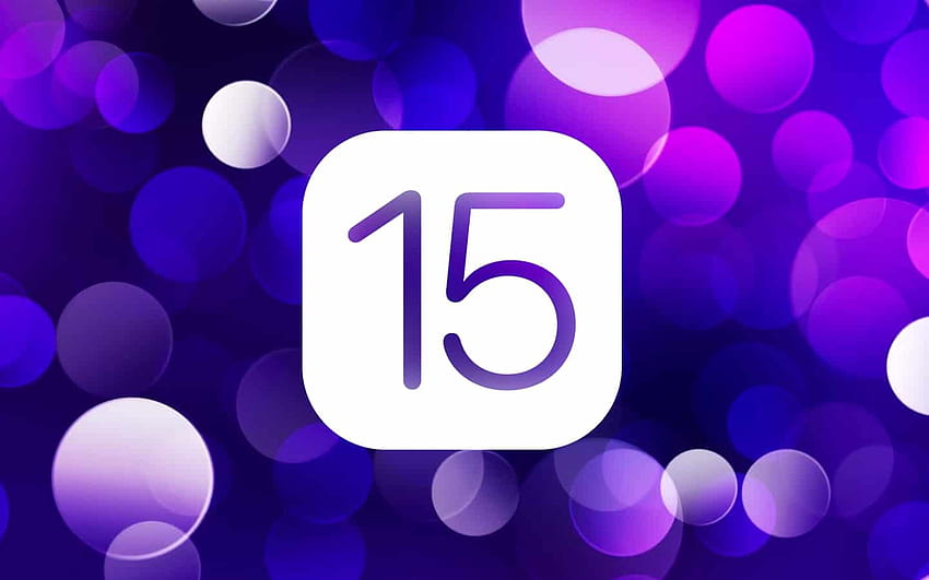 iOS 15 Официален за iPhone и iPad HD тапет